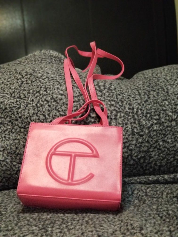 Tote Telfar Clemens Unisex - Bubblegum/Ballerina Pink with Dusk Bag