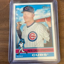 2025 Topps Heritage- High Number SP- Pete Crow-Armstrong 430 Chicago Cubs