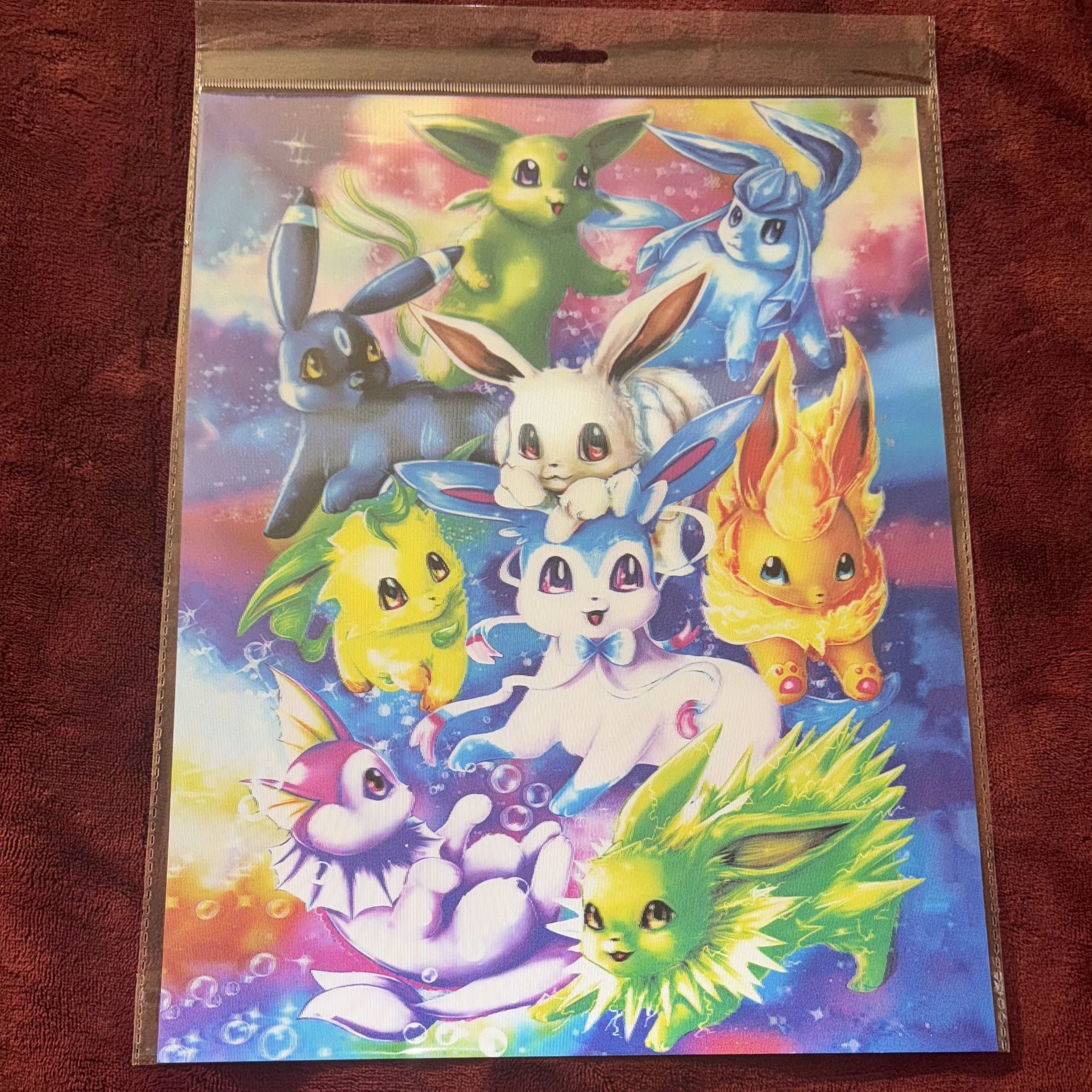 3D Pokemon Poster