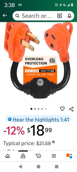 Dryer Plug For RV