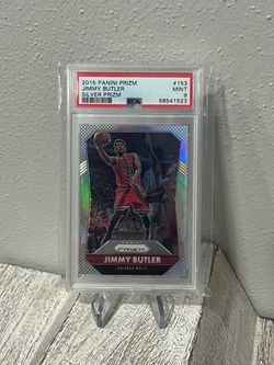 2015 Panini Prizm Jimmy Butler #153 Silver Prizm Parallel PSA 9 MINT Bulls