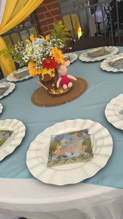 Pooh babyshower Centerpieces