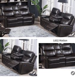 Brand new motion recliners with USB ports !