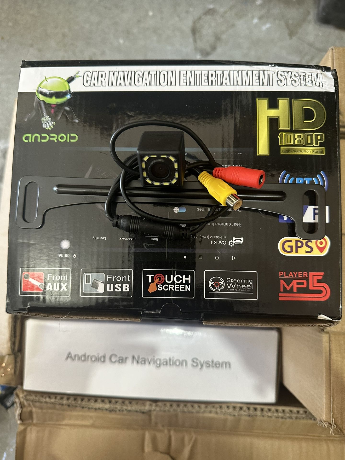 7” Double DIN Car Stereo with Wireless Apple CarPlay & Android Auto, 7-Inch Full HD Touchscreen Car Audio Receiver with Rear Camera, Subwoofer,