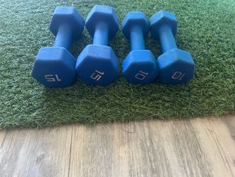 Blue Dumbbells