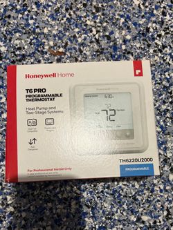 Honeywell Home T6 Pro Programmable Thermostat (TH6220U2000) – Brand New in Box