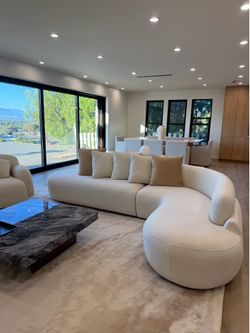 Rh Style modern Off White couch