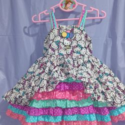 Custom Hello Kitty 1st Birthday Party Dress