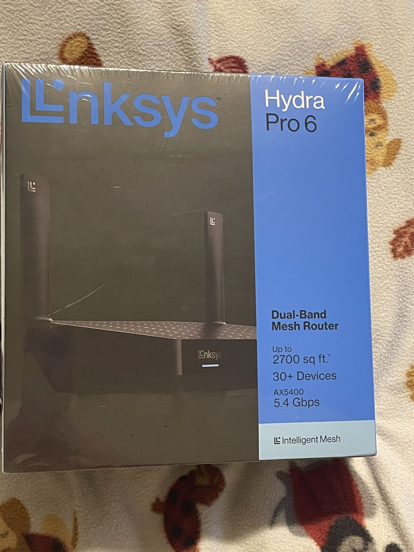 Brand New Linksys Hydra Pro 6 Dual-Band Mesh WiFi 6 Router (Model MR5500)