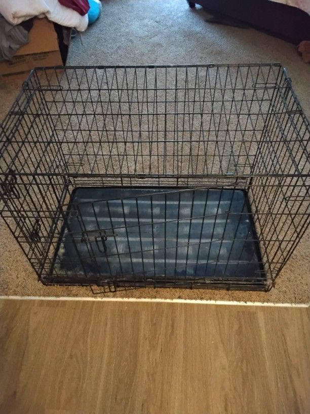 Large 2-Door Dog Crate