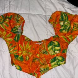 Orange Summer Shirt