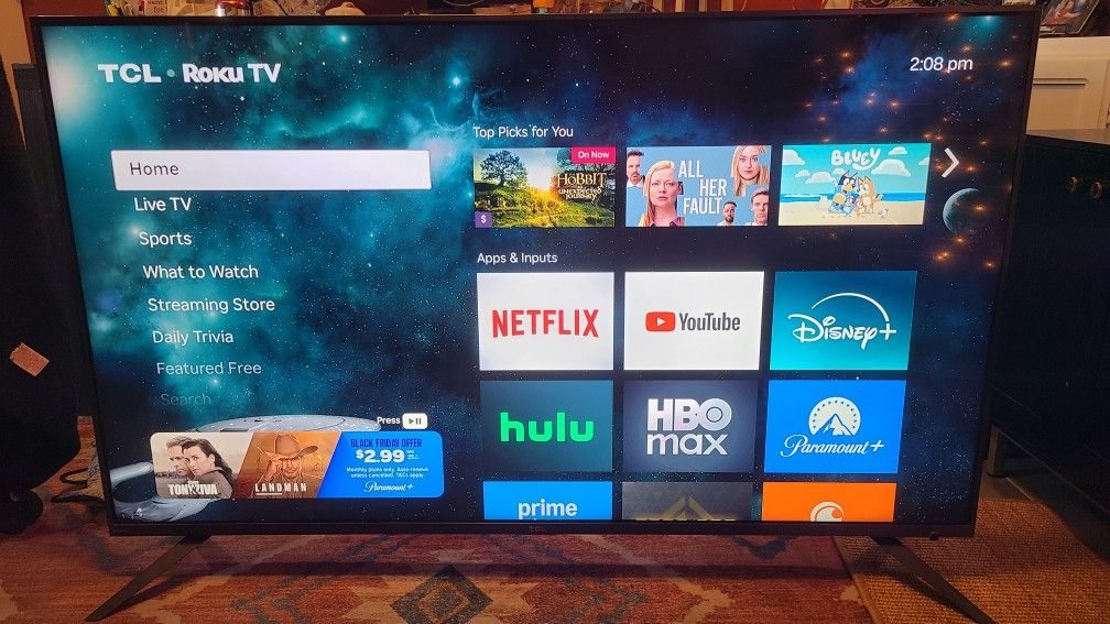 TCL 55R617 55-Inch 4K Ultra HD Roku Smart LED TV (2018 Model)