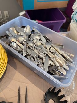 Bunch of silverware