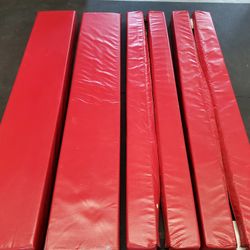 4 Red I- Beam Pads