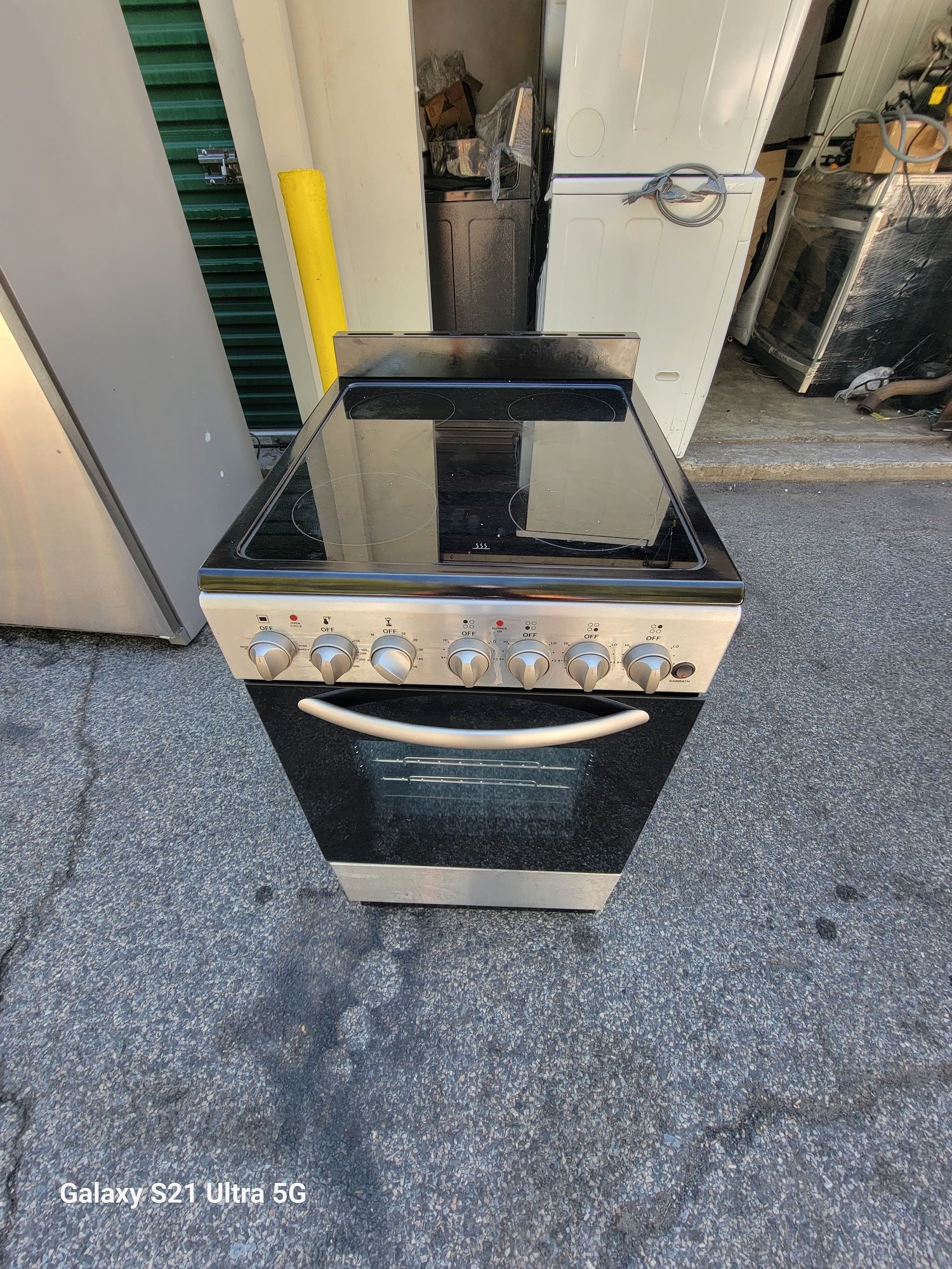 20-inch electric stove delivery warranty installation we take the old one out of the house