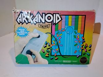 Arkanoid for Nintendo NES with paddle controller complete in box RARE $125