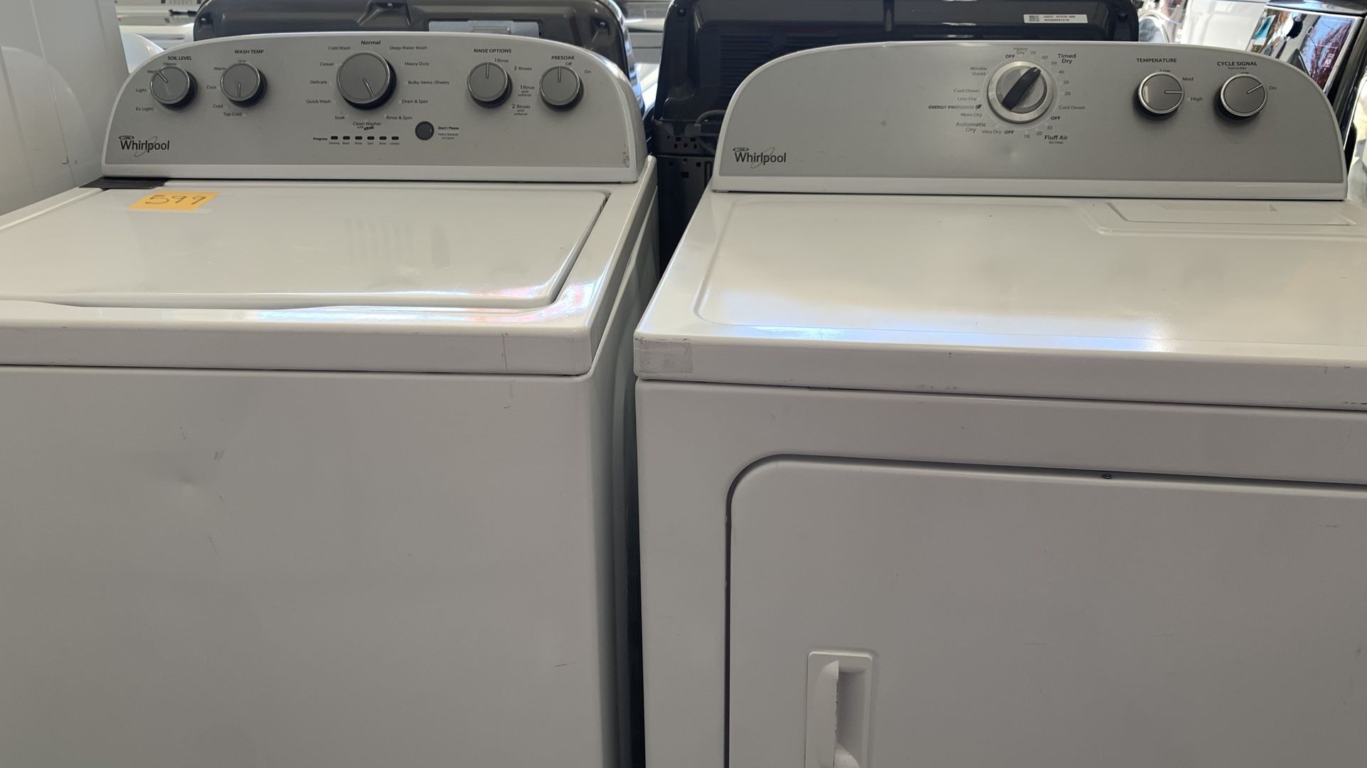 WASHER AND DRYER 