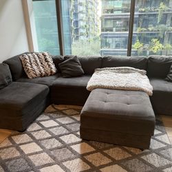 Sectional, 6 piece, Sofa