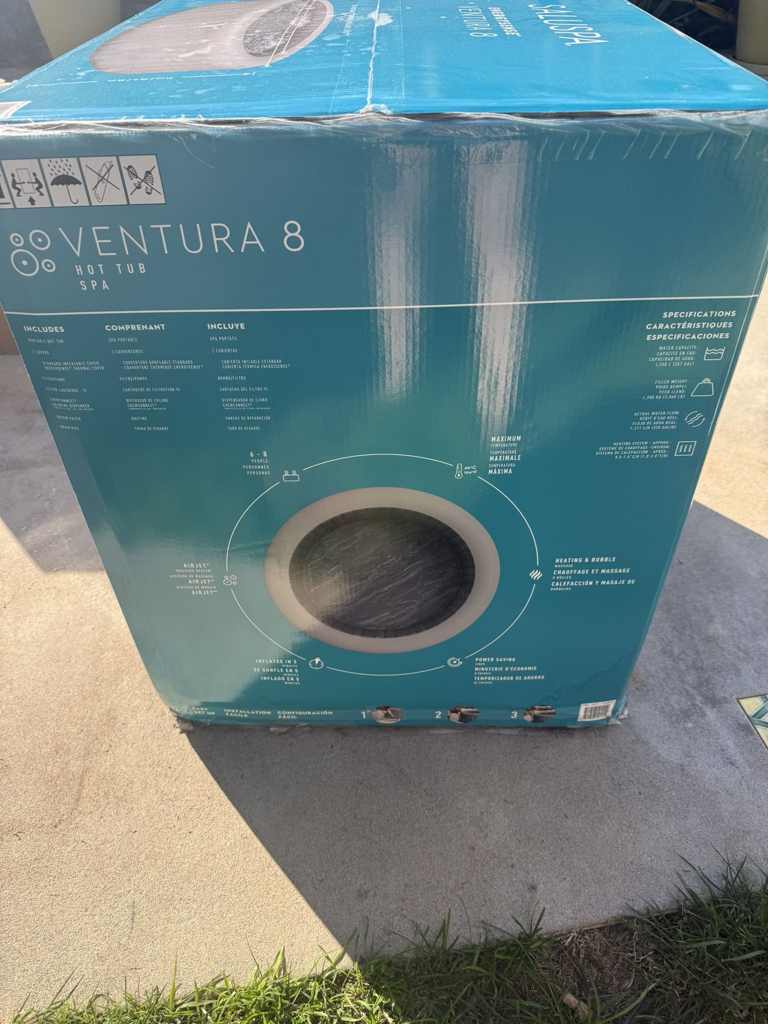 Saluspa Energy Saver 6-8 Person Hot Tub