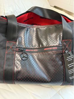 Mercedes-Benz AMG black duffle bag