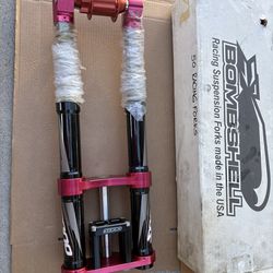 CRF 50 SANO FRONT FORKS W/WHEEL HUB