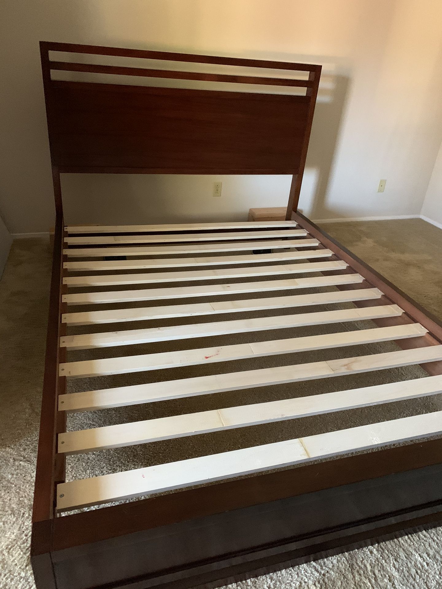 Queen bed frame