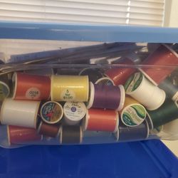 Assorted Thread Lot (Bin Not Included) 