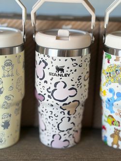 20oz Leopard Print Mickey Mouse Stanley