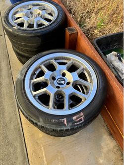 Cobra 4-lug chrome wheels