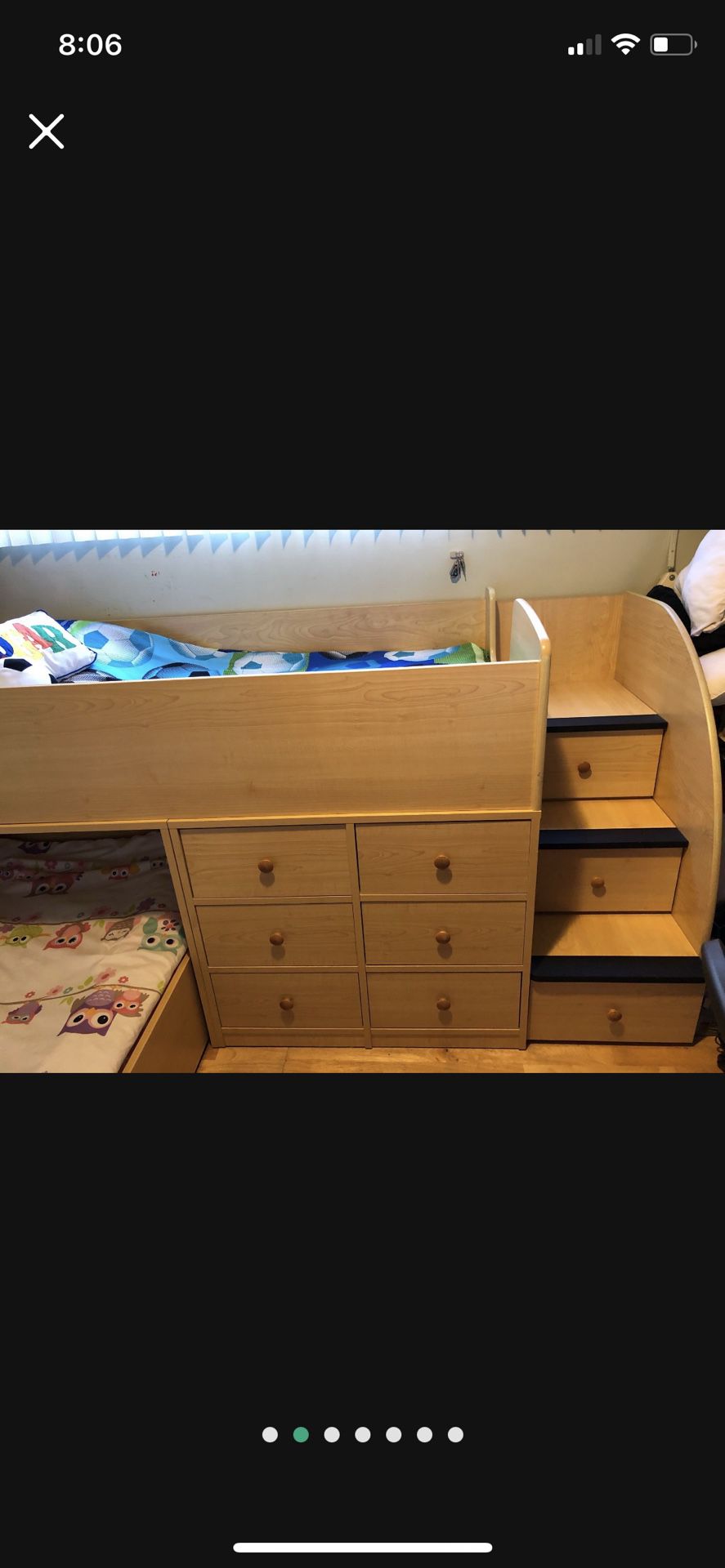 Bunk Beds With 9 Drawers, Twin size
