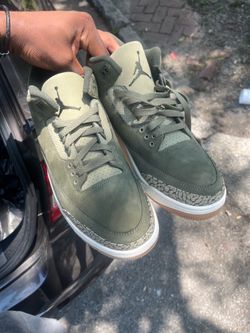 Air Jordan 3s Olive Green (Men Size 11)