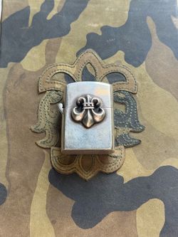 Chrome Hearts Fleur zippo lighter