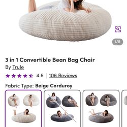 3 In 1 Bean Bag Chair