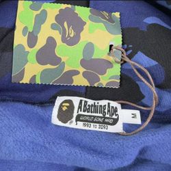 Bape Blue Hoodie