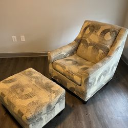 Chair And Ottoman Set
