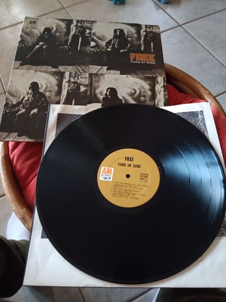 FREE LP Tons Of Sobs ORIG. A&M Paul Rodgers