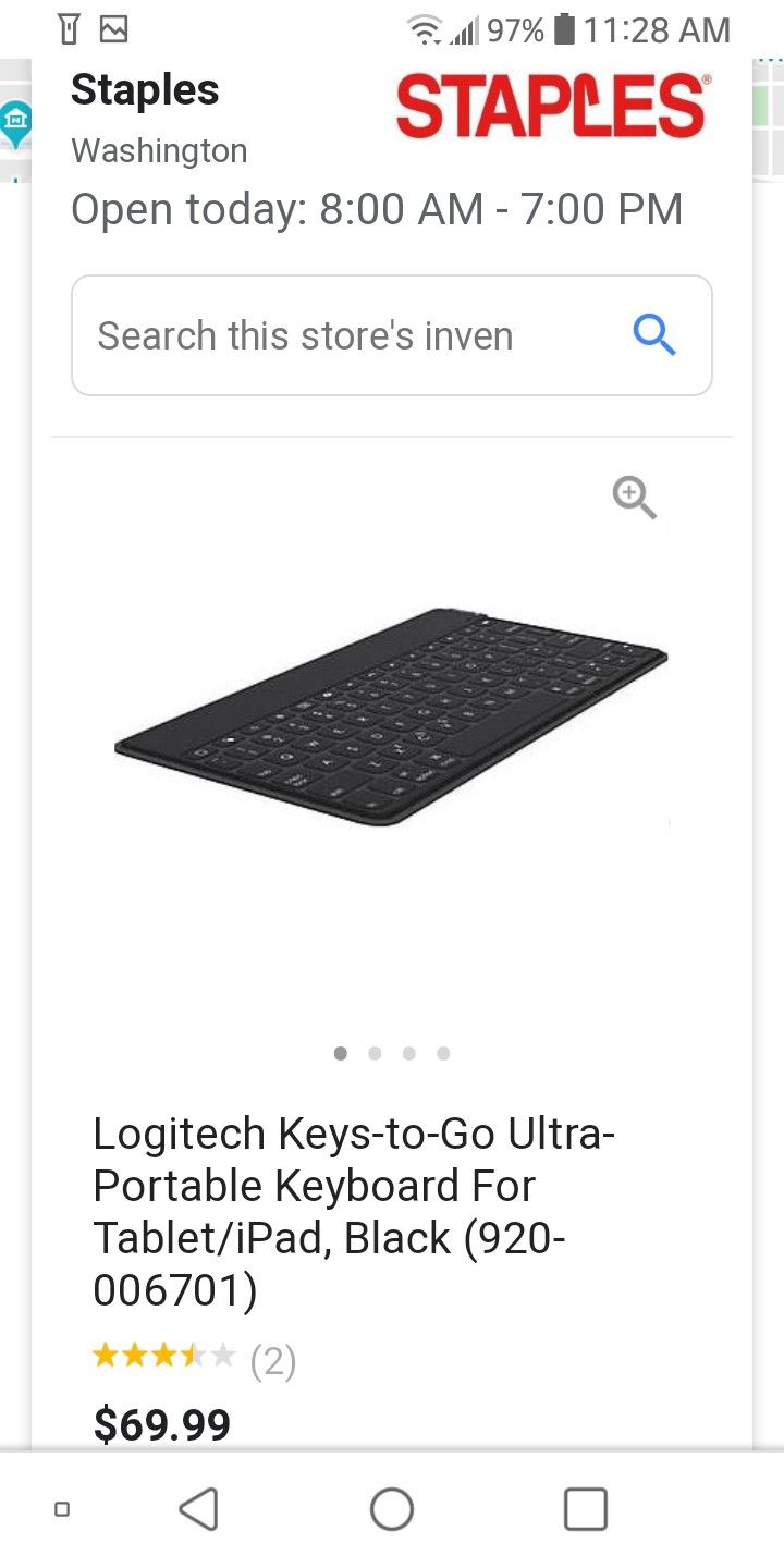 New never open box KEYS TO GO BLUETOOTH FOR IPHONE IPAD AND APPLE TV