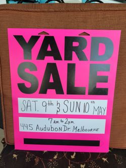 Large Yard Sale