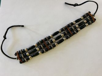 Handmade Beaded Adjustable Bracelet / Anklet – Boho Style