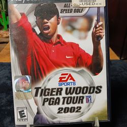 Tiger Woods PGA Tour 2002 PS2 Golf Video Games Tested