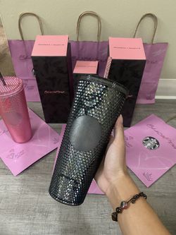 Starbucks BlackPink Studded Cup Black 