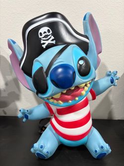 New Disney LED Halloween Stitch Pirate 18” Gemmy Blow Mold