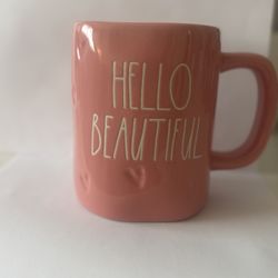 Rae Dunn Hello Beautiful Mug 