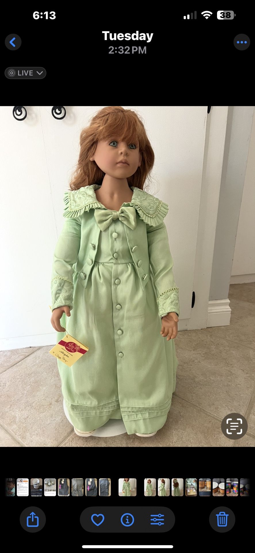 Certify Peggy Day Doll