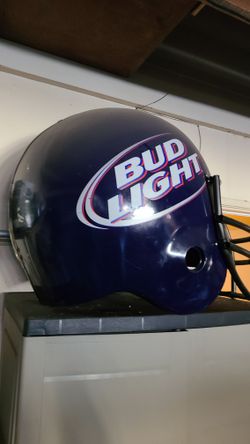 Bud Light Huge Football Helmet.