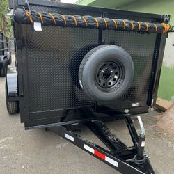 8x12x4 Dump Trailer 