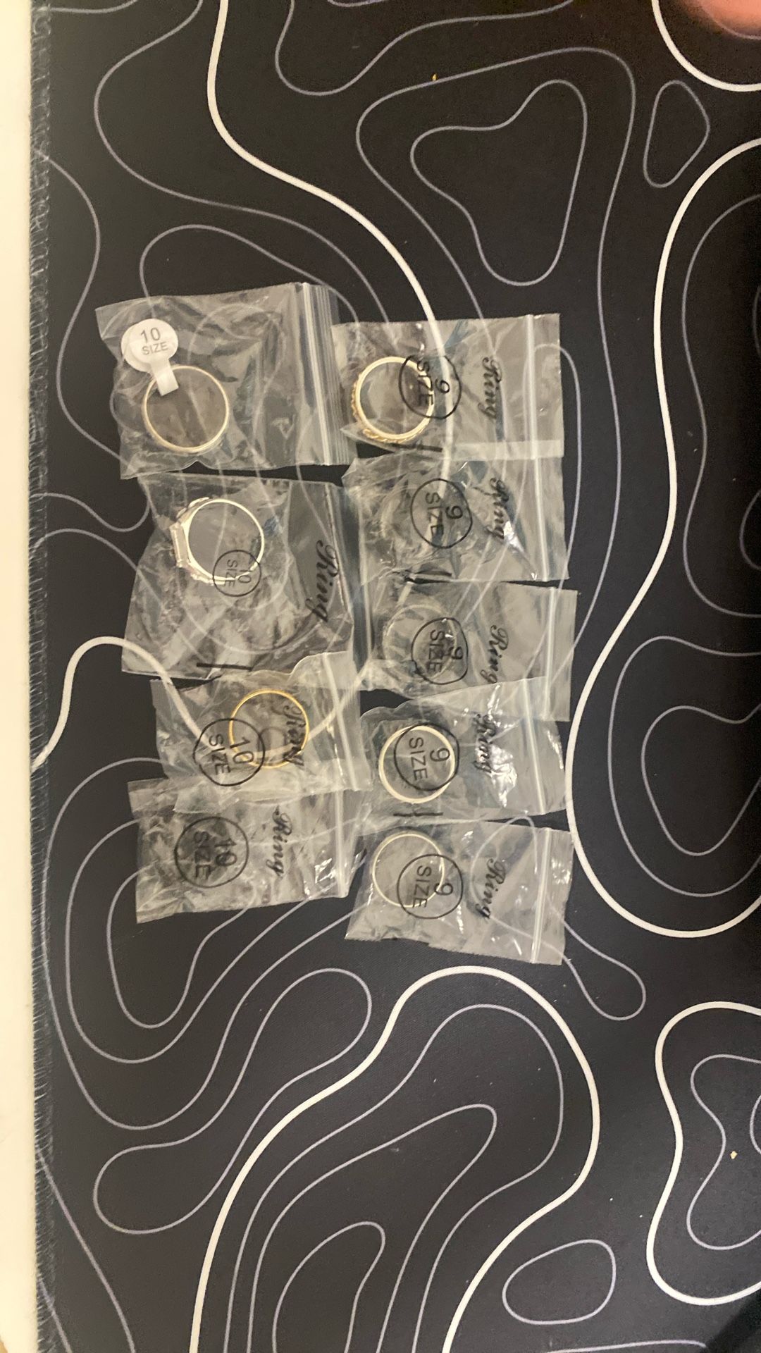 Size 9 And 10 Rings 5 Bucks Each