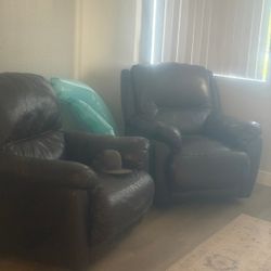 Leather Recliner 