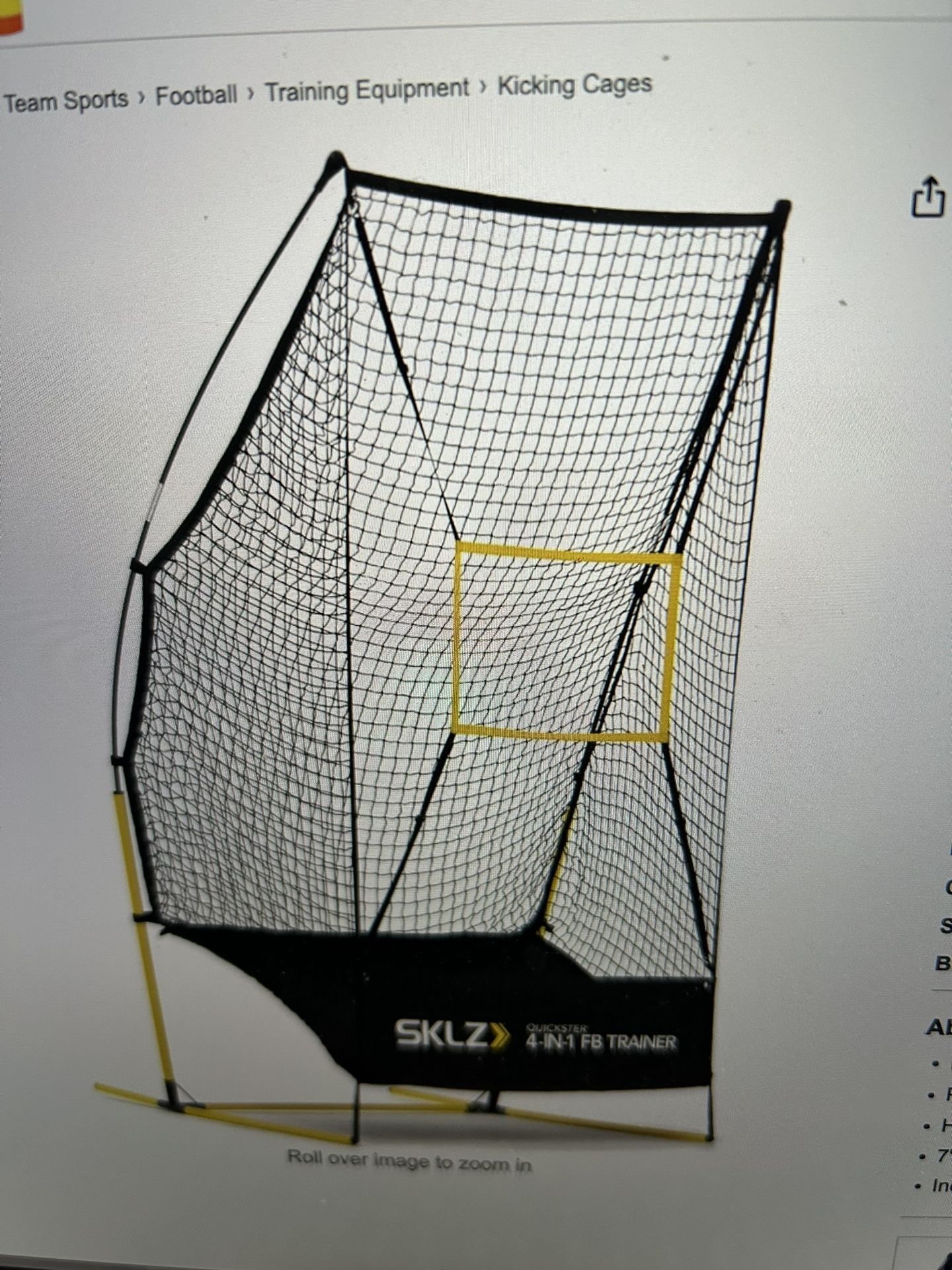 SKLZ Quickster 4 in 1 Football Net