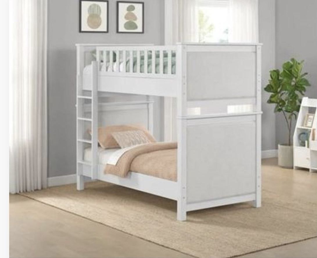 Bayside Twin Over Twin Upholstered Bunk Bed